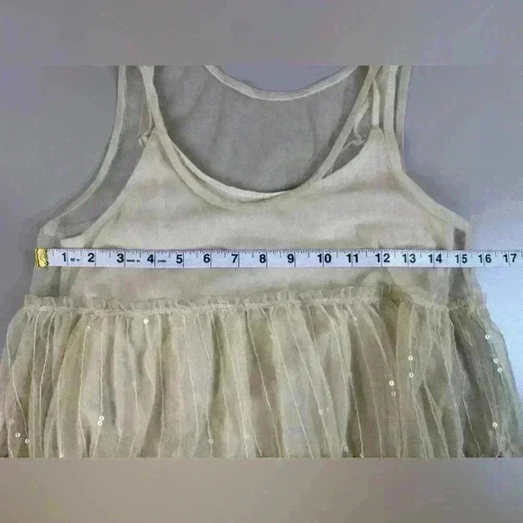 Fairy Babydoll Camisole American Eagle Women’s Small Sequin - Picture 5 of 11